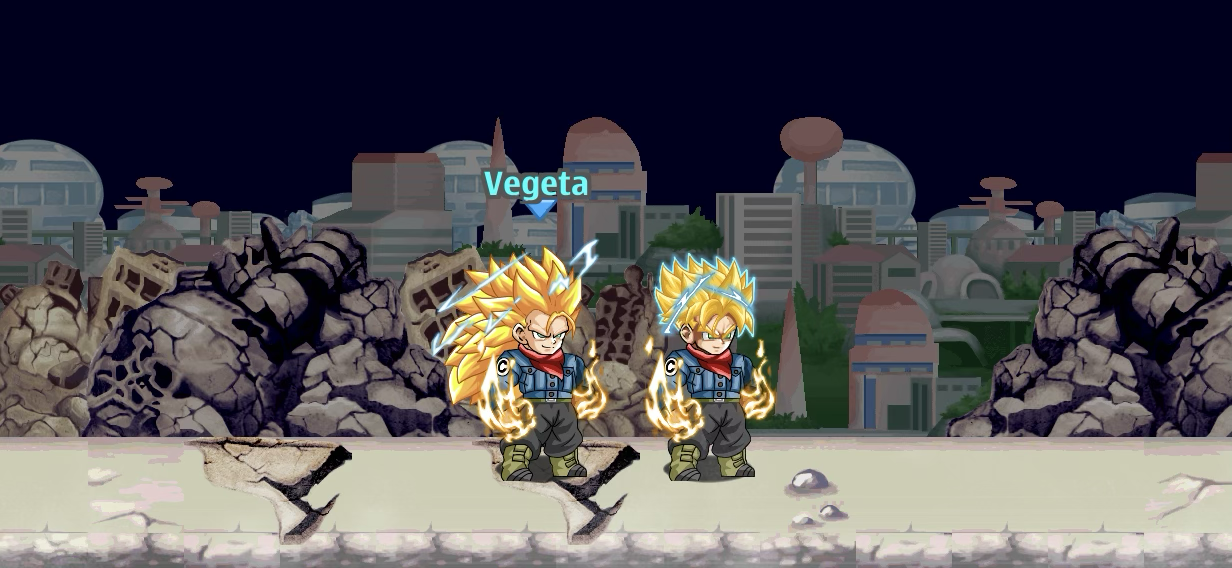 RES NRO: Trunk Super Saiyan 1 và 3